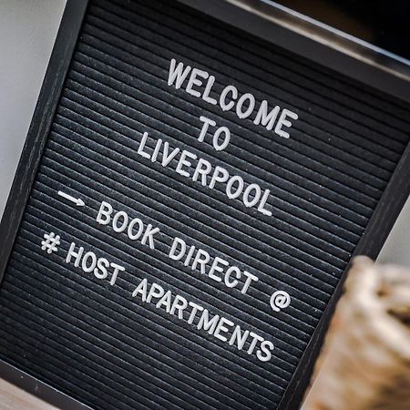 Host Apartments - Contemporary 3 Bed Apt With Balcony - Perfect For Long Stays Liverpool Dış mekan fotoğraf