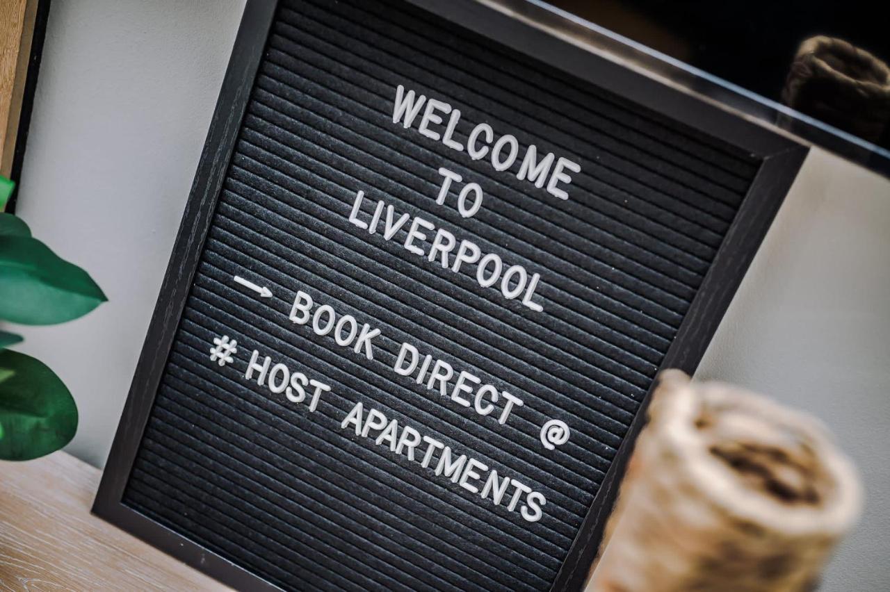 Host Apartments - Contemporary 3 Bed Apt With Balcony - Perfect For Long Stays Liverpool Dış mekan fotoğraf